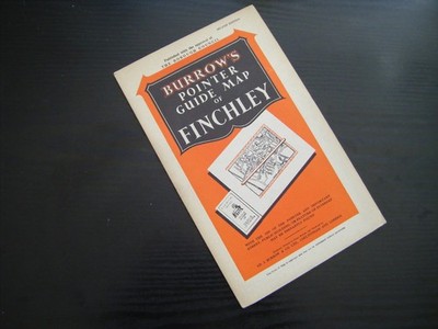Burrow's Pointer Guide Karte von Finchley zweite Auflage