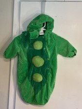 Infant Halloween Costume Peapod Pea In A Pod Green 0-6 Months 1 Piece