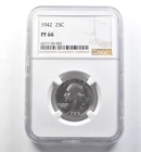 1942 Washington Quarter PF66 NGC *2604