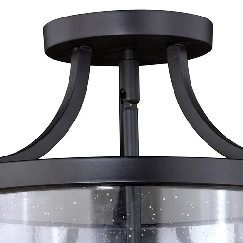 Vaxcel Lighting C0175 Holbrook 3 Light 16"W Semi-Flush Drum - Bronze - Picture 9 of 12