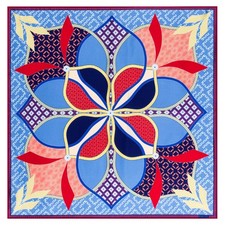 Roeckl Flower Mandala Multi Bleu 53x53