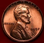 1952-P Lincoln Wheat Cent — photo from another recent sale