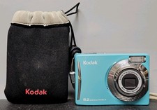 Kodak EasyShare C140 8.2MP Digital Camera - Teal Blue Aqua READ Parts/Repair
