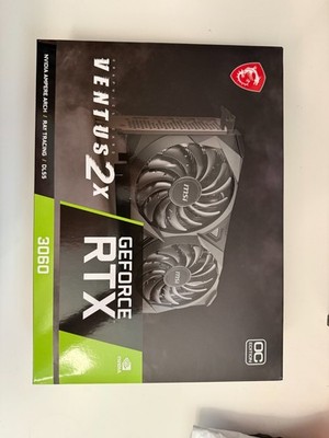 MSI GeForce RTX 3060 Ventus 2X OC 12GB GDDR6 PCIe 4.0 Graphics Card