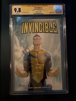 CGC 9.8 INVINCIBLE 1 SIGNED RAFAEL ALBUQUERQUE VARIANT GALAXYCON