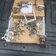 Vintage Mixed Marching Lyre Lot Of 24 Antique