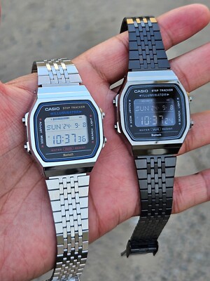 Casio ABL-100WEGG-1B Vintage Digital Watch with Bluetooth and Step