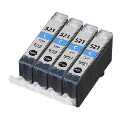 4 Cartucce D'inchiostro Ciano Per Canon IP3600 IP4600 IP4700 - Foto 4