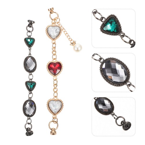 2 PCS Love Jewelry Bracelet Phone Case Accessories Decorations Charm - 第 6/12 張圖片