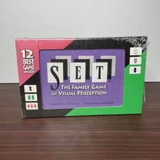 SET card game Family Game of Visual Perception NEW Sealed