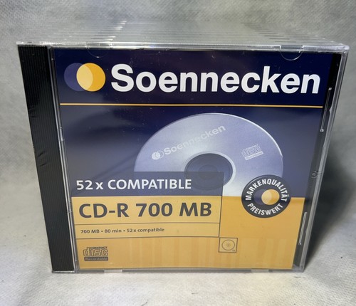 10x CD-Rom Rohlinge, CD-R, 52x Compatible, 700 MB, 80 Min. , NEU & OVP, Brennen