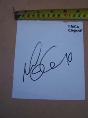Mario Caphone Fußballer Autogramm ( MA26 ) bitte nach unten scrollen
