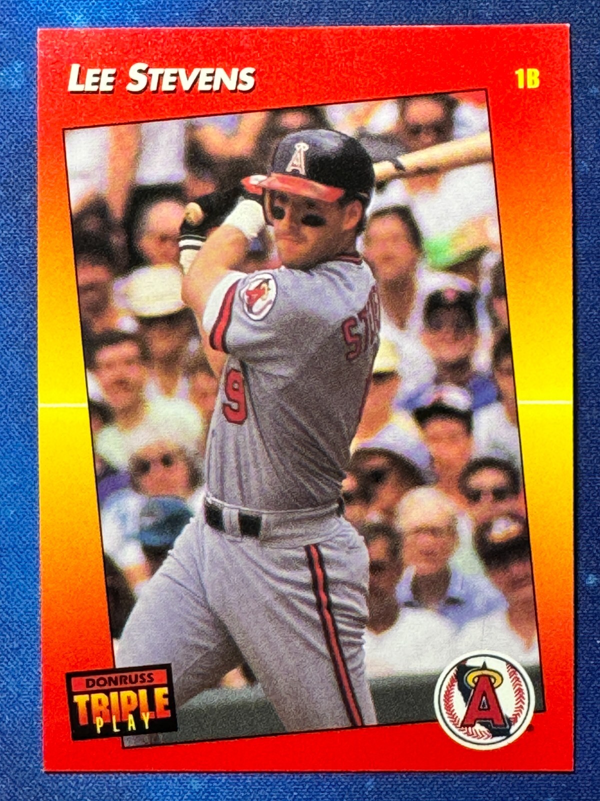 Lee Stevens 1992 Donruss Triple Play #119 California Angels