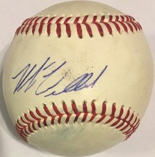 NICK WILLIAMS SIGNED RAWLINGS GAME USED OMLB BASEBALL PHILADELPHIA PHILLIES