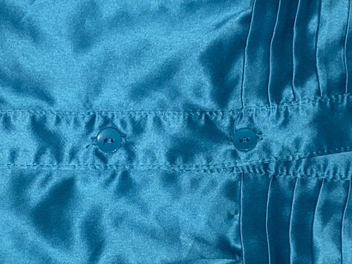 Byline Turqouise Blouse Size Small - Picture 8 of 14