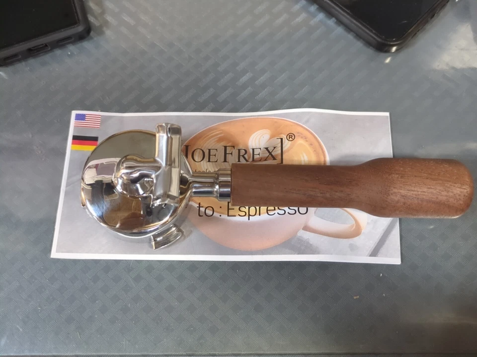 51mm Portafilter Delonghi EC680 EC685 SMEG ECF01 Coffee Filter Double Spouts #H1 - Image 2 of 4