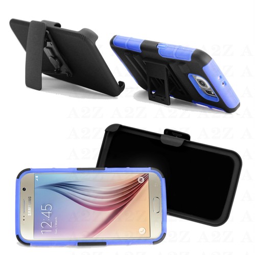Galaxy S6 Survivor Heavy Duty Defender Shockproof With Stand Case Tough Cover - Picture 2 of 18