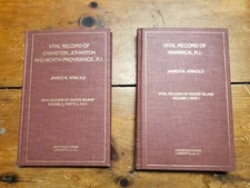 Vital Records Of Warwick, R.I. & Cranston, Johnston & North Providence, 2 Vol. S
