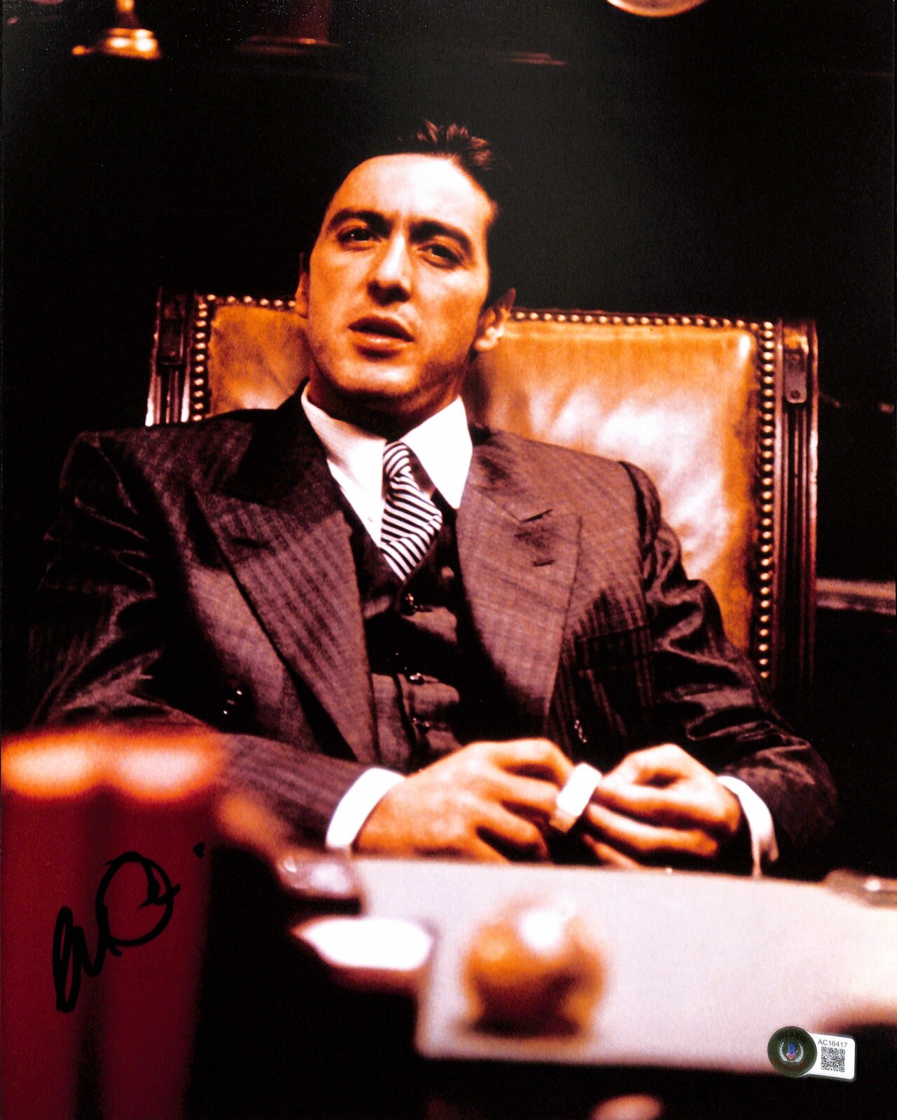 Al Pacino Autographed Signed The Godfather 11x14 Photo BAS Auto Grade 10 (Grad Collection) 