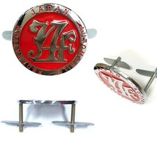 Japan Automobile Federation Jdm Jaf Metal Emblem Badge For All Cars Front Grille