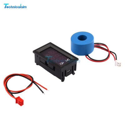 AC60-500V 10A/50A/100A AC Voltage Current Meter with mutual transformer 3-phase