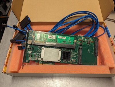 Intel 8-Port PCI-E RAID Controller SAS/SATA SRCSAS144E  w/256Mb Cache Memory