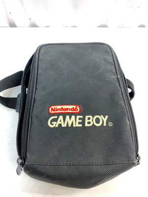 Vintage Official Nintendo Gameboy Carrying Case Travel Bag Black Strap