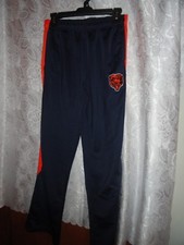 NAVY BLUE/ORANGE CHICAGO BEARS SPORTS PANTS-SIZE XL 18 YOUTH