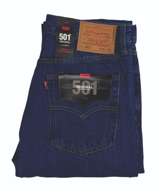 Levi's® 501 Mens Straight Leg Original Fit Regular Dark Wash Indigo 00501-0101 Levi's® 501 Mens Straight Leg Original Fit Regular Dark Wash Indigo 00501-0101