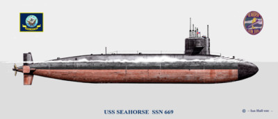 ジッポーSSN-669 USS Seahorse ジッポーSSN-669 USS Seahorse