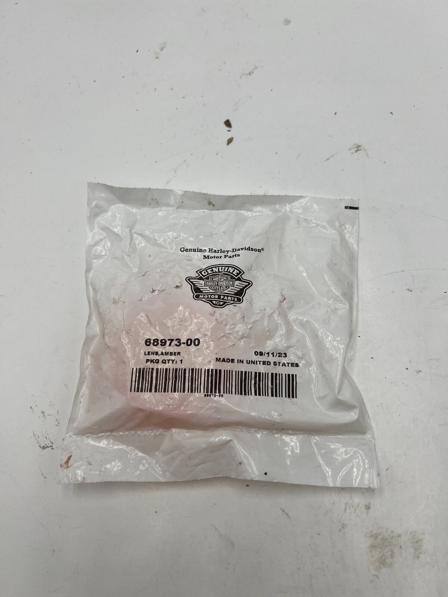 Genuine Harley Davidson 68973-00 Amber Turn Signal Lens | eBay