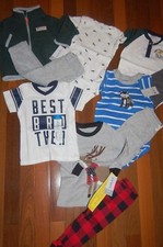 NWT Boys 9m 9 MONTHS CARTER'S OKIE DOKIE 10 Piece Fall Winter Lot