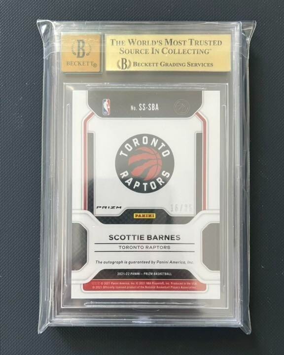 BGS10！Scottie Barnes Prizm Mojo Auto /25 BGS10 Scottie Barnes Prizm Mojo Auto /25 2021-22 RC