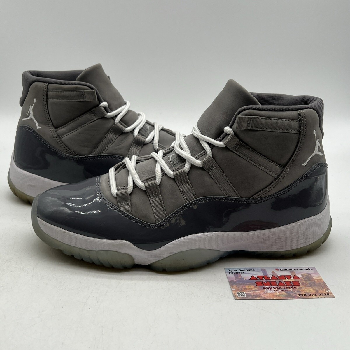 Size 11.5 - Jordan 11 Retro High Cool Grey Suede Leather (CT8012