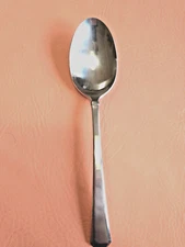GORHAM TRISTAN 18/8 STAINLESS SERVING SPOON JAPAN DESIGN STUDIO - 8 5/8" HEAVYWT