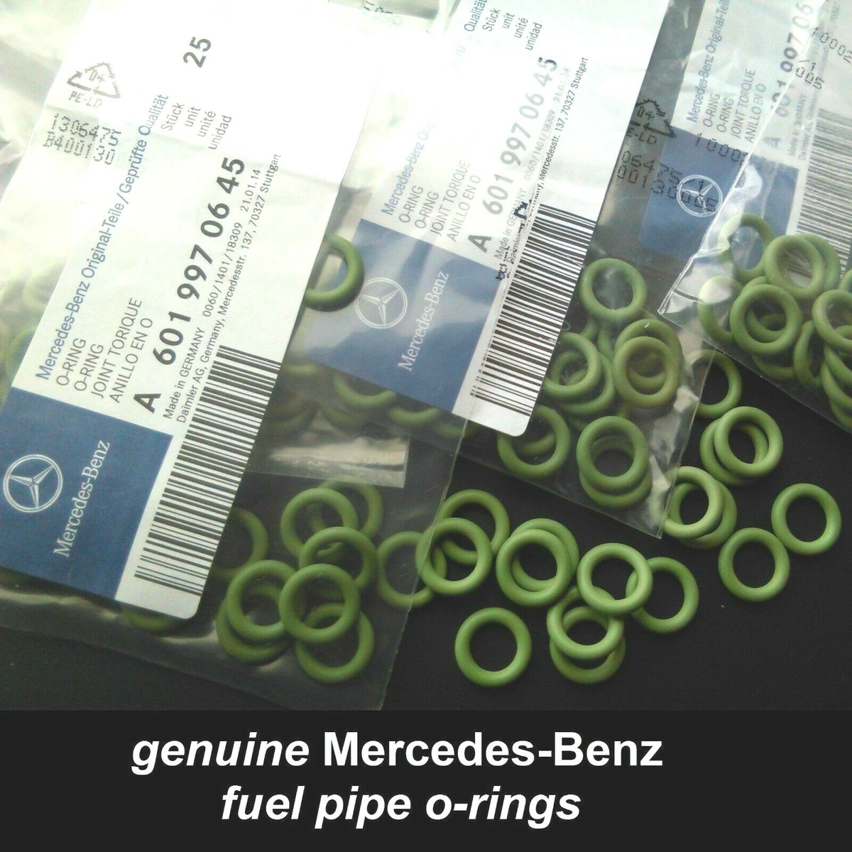 Genuine Mercedes FUEL SEAL COMMON RAIL CDI MA6019970645 BOSCH CP1