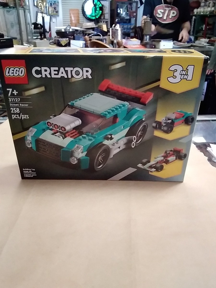 LEGO CREATOR STREET RACER 258 PIECE BUILDING SET 31127 BRAND NEW