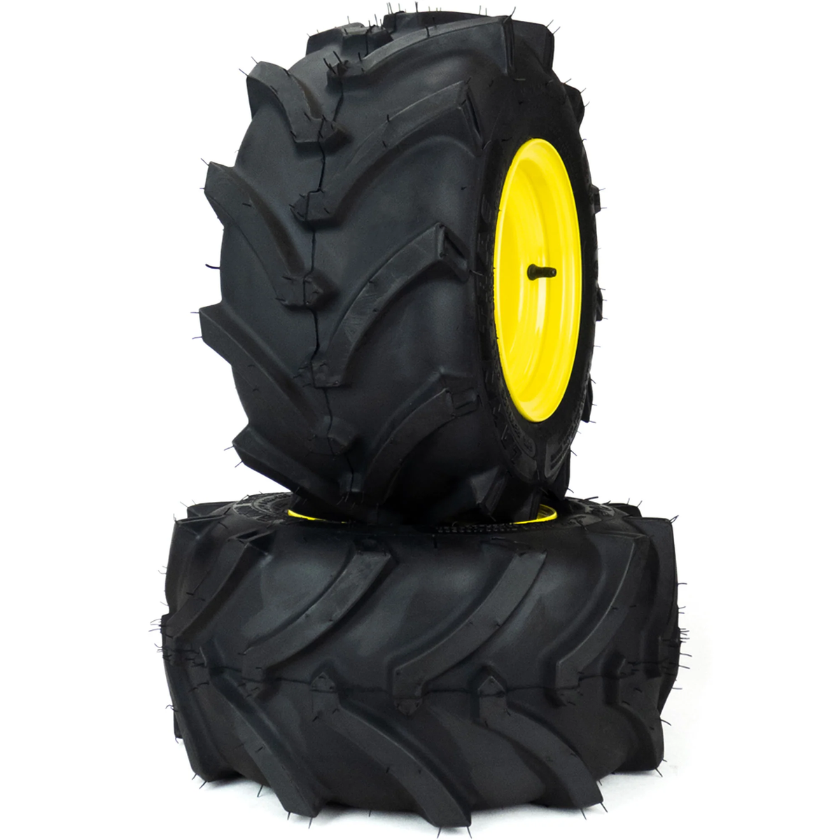 2) Aggressive Tire Assemblies 18x8.50-8 John Deere ZTrak Z225 Z335