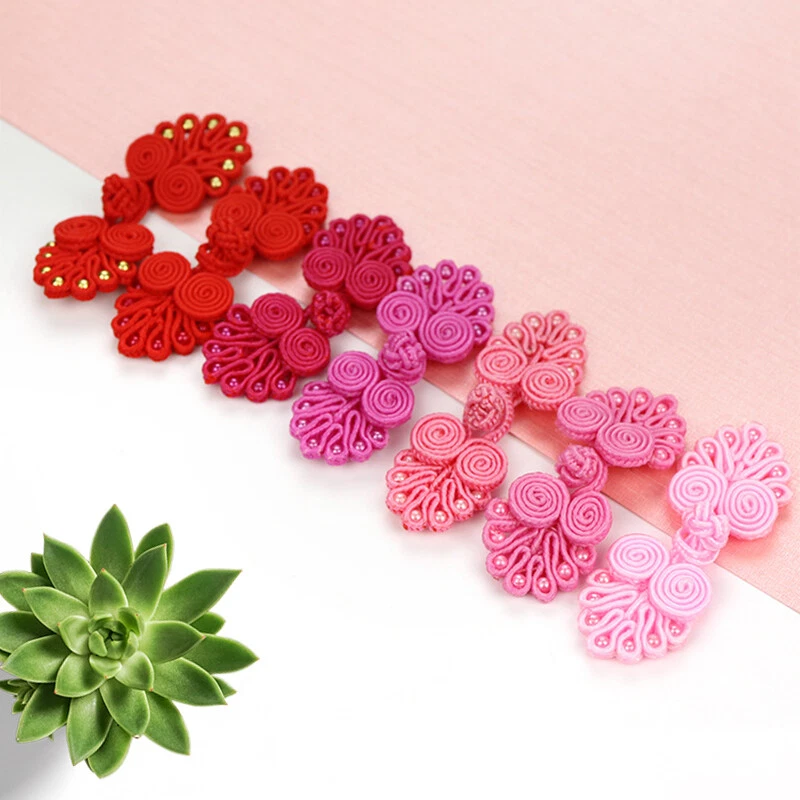 1Pc Handmade Chinese Cheongsam Buttons Knot Fastener Closures Sewing Buttons - Image 3 of 4