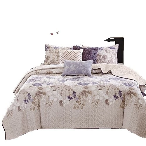 Edredones contemporáneo Floral Marrón, colchas y cobertores para cunas