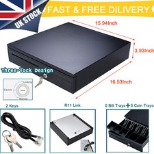 Money Cash Drawer 5Bills&5Cions Tray Register Till Insert Coin Cashier POS EPOS