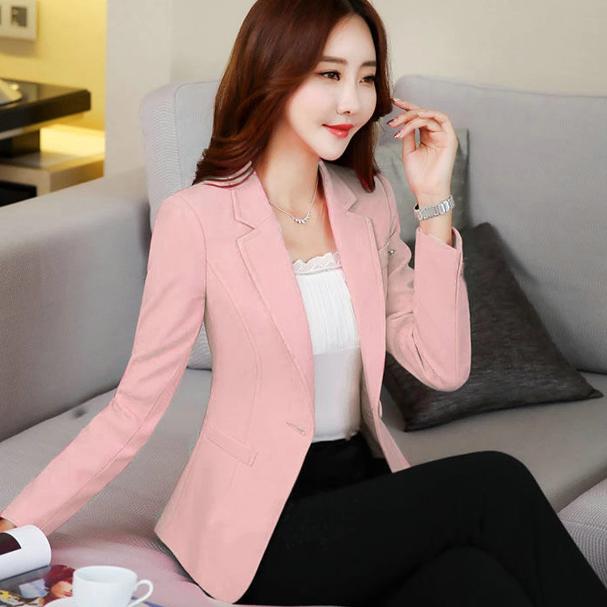 Korean slim fit clearance jacket