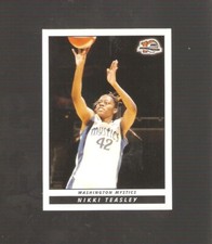 nikki teasley 2006 wnba base card,north carolina,mystics#37