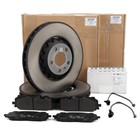 ORIGINAL AUDI Bremsscheiben Ø 350mm Beläge Sensor A6 S6 C8 A7 S7 4K A8 S8 vorne