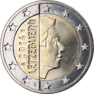 [#791965] Luxembourg, 2 Euro, 2014, SPL, Bi-Metallic, KM:New - Photo 1/2