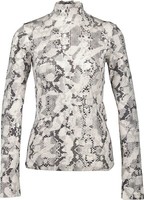 Marc Cain Damen Langarmshirt N 2 / 36 Schlangenmuster