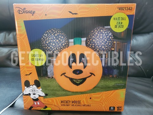 Gemmy Mickey Mouse Pumpkin Jack O Lantern Decor - Orange (286738) for ...