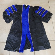 Wesiti Unisex Deluxe graduation Doctoral Gown size 51 black blue