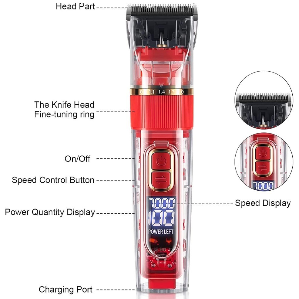 Cortadora Para Perros Profesional Cortapelo Maquina Cut Hair Machine