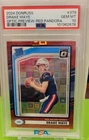 2024 Panini Donruss - Rated Rookie Drake Maye #379 Optic Preview Red Pandora...